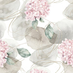 Contemporary Pink Little Flowers Wallpaper