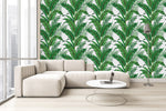 Palm Green Leaves Wallpaper