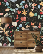 Autumn Leaves on Dark Wallpaper
