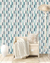 Blue Rectangles Wallpaper