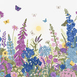 Wildflowers and Butterflies Wallpaper