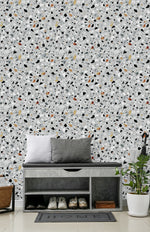 Grey Dots Wallpaper