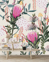 Hydrangea and Protea Wallpaper