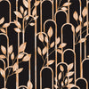 Dark Wallpaper with Dried Leaves