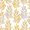 White Wallpaper with Herbs