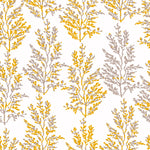 White Wallpaper with Herbs
