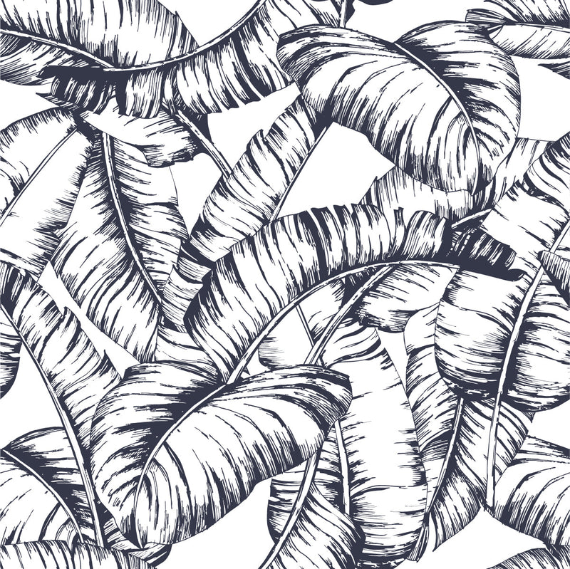 Voguish Contour of Leaves Wallpaper Vogue