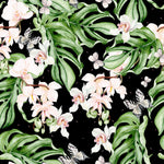 White Little Orchid Wallpaper