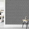 White Wallpaper with Abstract Design
