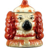 Staffordshire Style Rust Dog Head