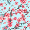 Blue Wallpaper with  Sakura Tree