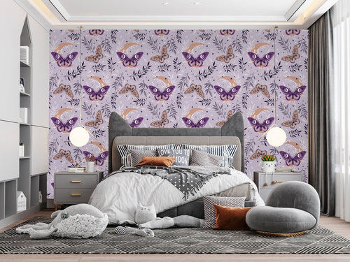 Purple Butterflies Wallpaper