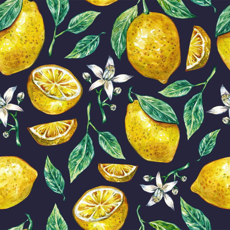 Modish Lemons Wallpaper Fashionable
