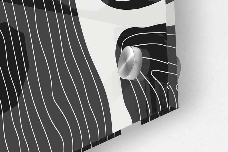 Black and White Pattern Set of 3 Prints Modern Wall Art Modern Artwork