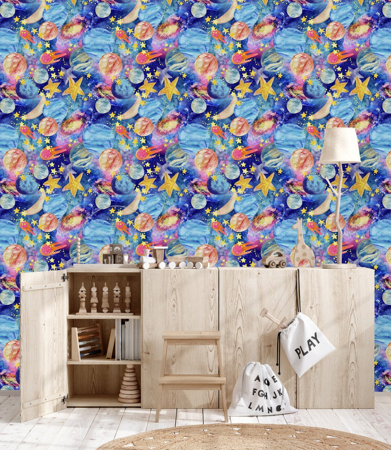 Fashionable Space Wallpaper Chic