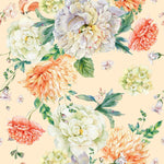 Creamy Floral Wallpaper