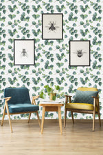 Light Eucalyptus Leaves Wallpaper
