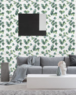 Light Eucalyptus Leaves Wallpaper