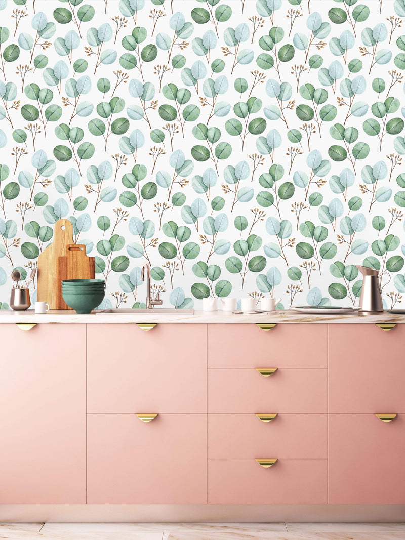 Light Eucalyptus Wallpaper