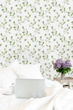 Light Green Leaves Wallpaper