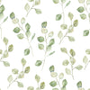 Light Green Leaves Wallpaper