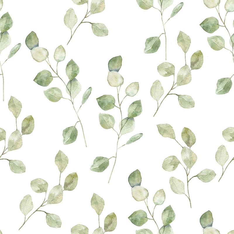 Light Green Leaves Wallpaper