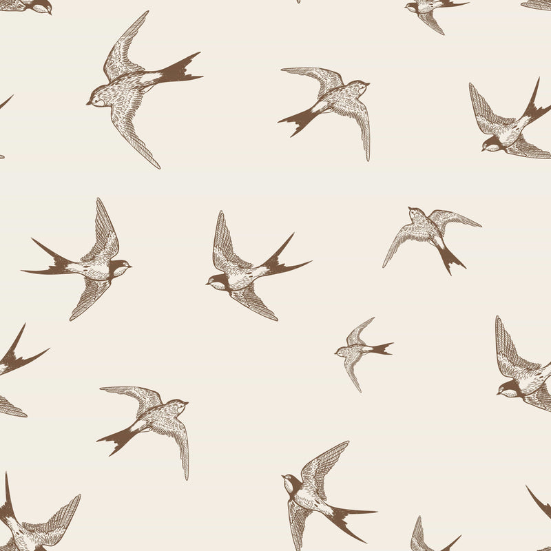 Little Swallows Wallpaper