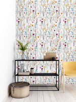 Lovely Field Flowers Wallpaper