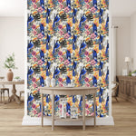 Yellow Wallpaper with Toucans