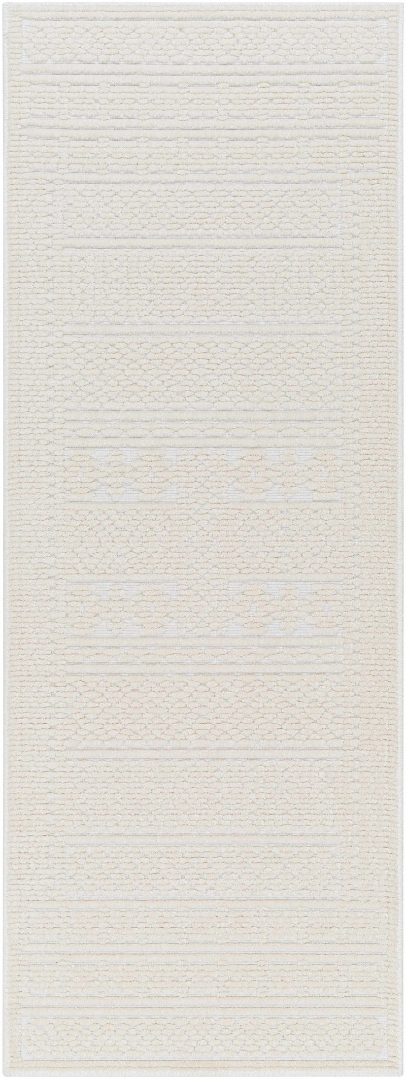 Bahar Cream Washable Area Rug
