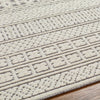 Bahar Cream & Gray Washable Area Rug