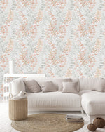 Elegant Gentle Leaves Wallpaper Vogue