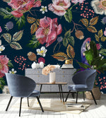 Berries and Flowers Wallpaper