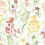 Voguish Wildflowers Wallpaper Smart High-Quality