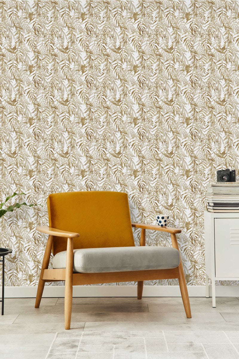 Dried Leaves Wallpaper
