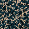 Fashionable Dark Blue Wallpaper with Little Flowers Tasteful