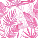Pink Palm Leaves Wallpaper
