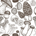 Contemporary Mushrooms Wallpaper Smart