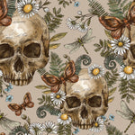 Skulls Pattern Wallpaper