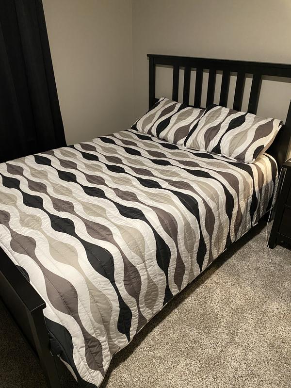 Mid Century Geo Reversible Quilt 3 Piece Set