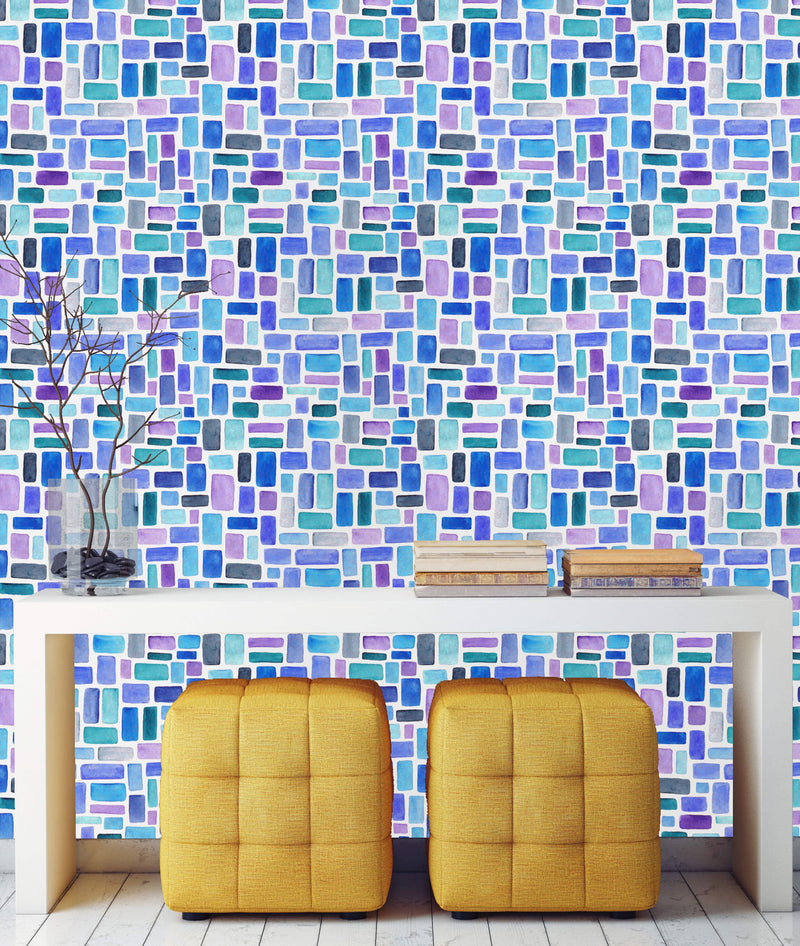 Mosaic Geometric Background Wallpaper