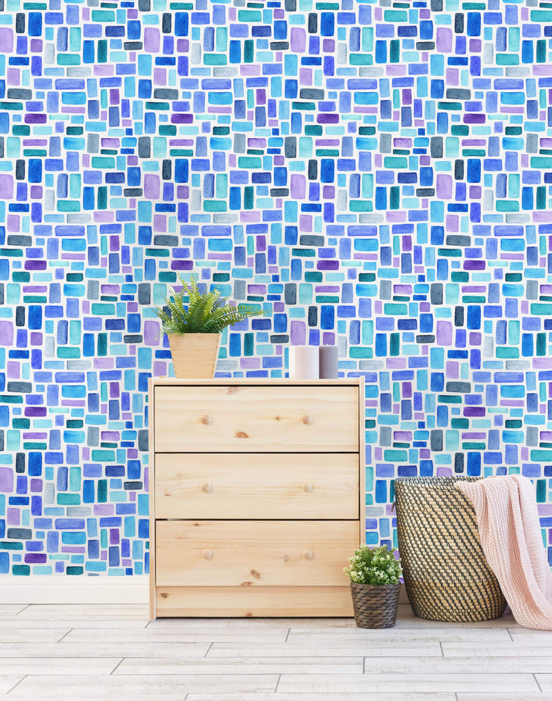 Mosaic Geometric Background Wallpaper