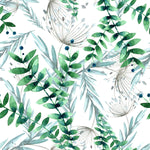 Modish Green Plants Wallpaper High-Quality