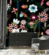 Flowers on Dark Wallpaper