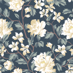 White Floral Tree Wallpaper