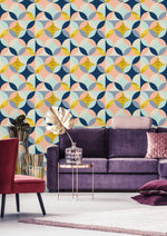 Multicolor Geometric Wallpaper