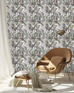 Modish Green Plants Wallpaper Chic