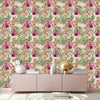 Voguish Large Leaves Wallpaper Tasteful