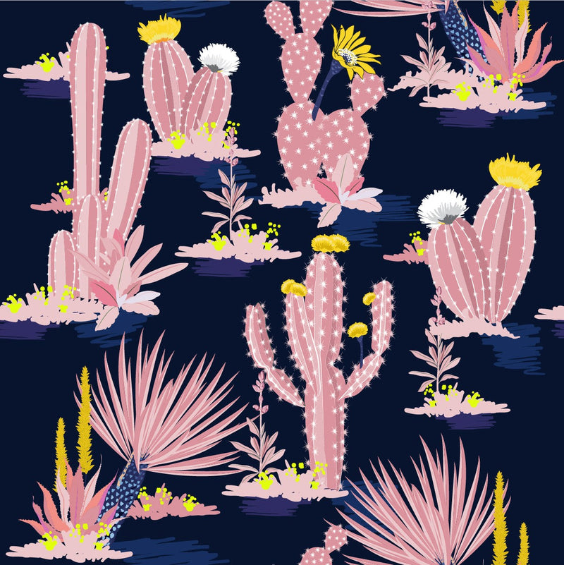 Pink Cactus Wallpaper