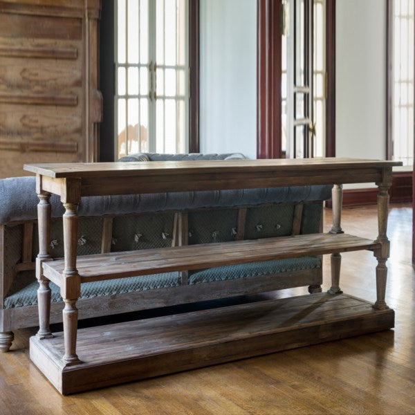 Lovecup Reclaimed Pine Console Sofa Table L611